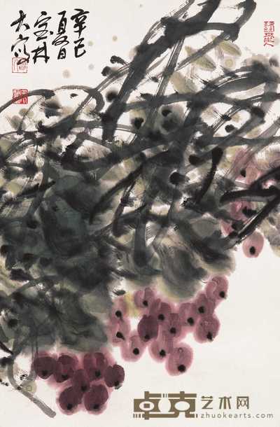 姜宝林 2001年作 秋韵 镜心 70×46cm